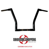 Siouxicide Choppers Road Glide Handlebars 10 In, 1 1/4 In, Black For Harley Road Glide 2008-2013