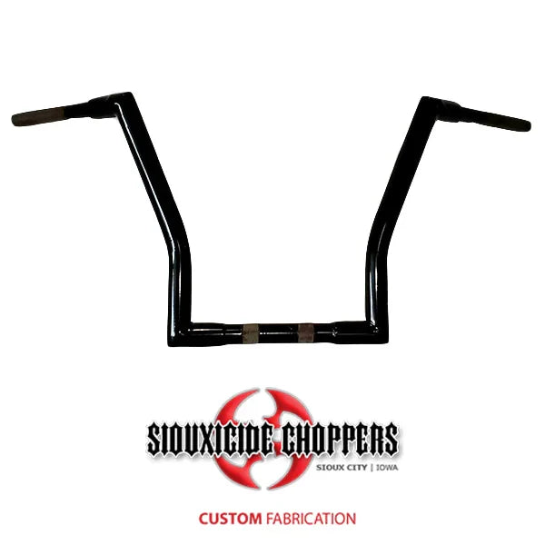 Siouxicide Choppers Road Glide Handlebars 10 In, 1 1/2 In, Black For Harley Road Glide 1998-2007