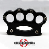 Siouxicide Choppers Brass Knuckle Brake Pedal Cover Black For Harley Touring 1997-2026