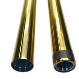 Pro One Gold Fork Tubes 49MM 22 7/8" - 105125G For Harley Touring 2014-2022