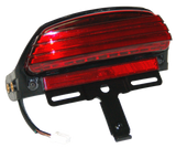Letric Lighting Co LLC-DTL-RS Dyna LED Tailight RED Lense For Harley Fat Bob 2008-2013