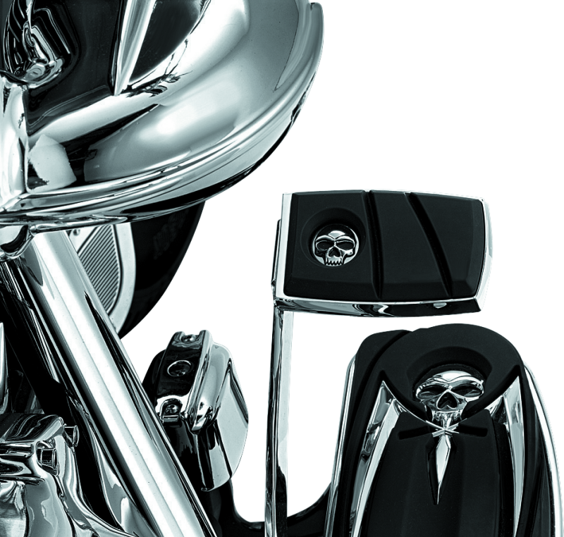 Kuryakyn 4406 Zombie Brake Pedal Pad For FL Models Chrome