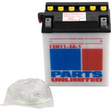 PARTS UNLIMITED R12N11-3A-1 Conventional Battery