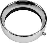 Harddrive 38-046 Frenched Headlight Trim Ring Chrome 5-3/4 TAB Style For Harley 1993-2019