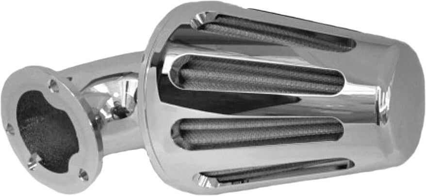 Harddrive 120234 RAM Air Filter Coned Chrome 4.5"X12" For Harley Motorcycles 1988-2016