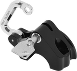 Kens Factory NL Lock & Perch Black BT ` - KFL-10 For Harley Motorcycles 1984-2021