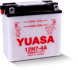 Yuasa Battery 12N7-4A Conventional 12-Volt Battery - YUAM2274A For Suzuki Titan / 500 Titan / GS400X / 400X 1968-1975 | Harley Sportster 1970-1978