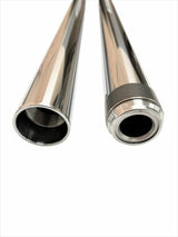 Pro One Chrome Fork Tubes 41MM 22 1/4" - 105420 For Harley Motorcycles 1997-2017