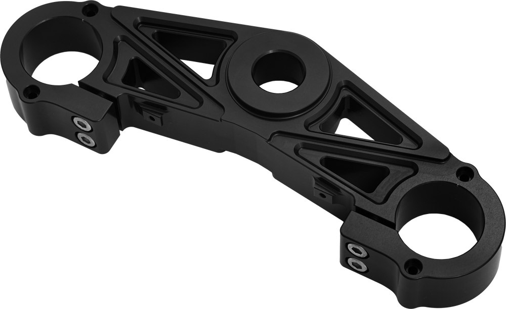Kens Factory NL Lower Tree Black Use With 563-03080 FLT ` - KFT-02 For Harley Touring 2014-2022