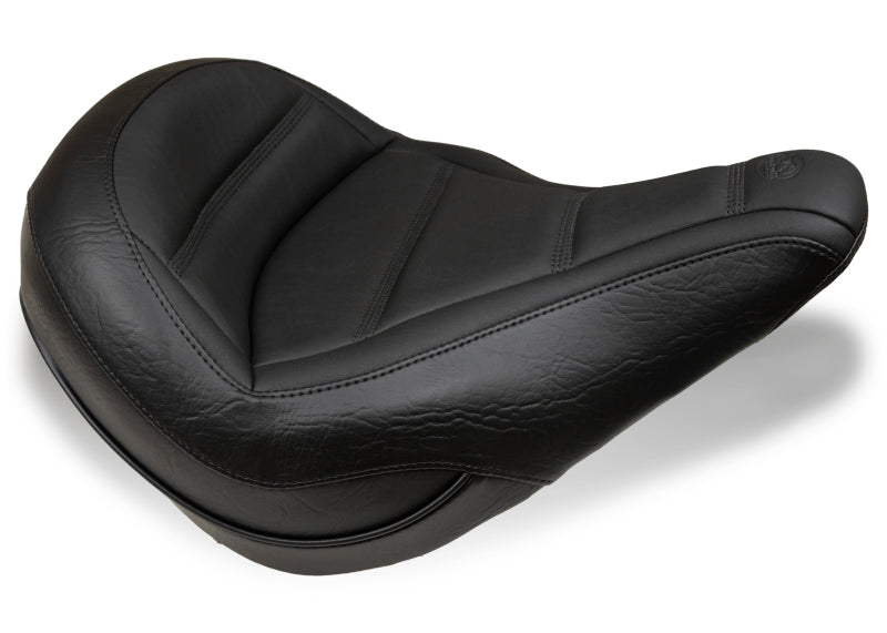 Mustang Motorcycle Mustang Slim Standard Touring Solo Seat Black - 75061 For Harley Softail Slim 2018-2021