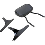 COBRA 1501-0472 602-1301B Round Sissy Bar - Standard - Black - Softail