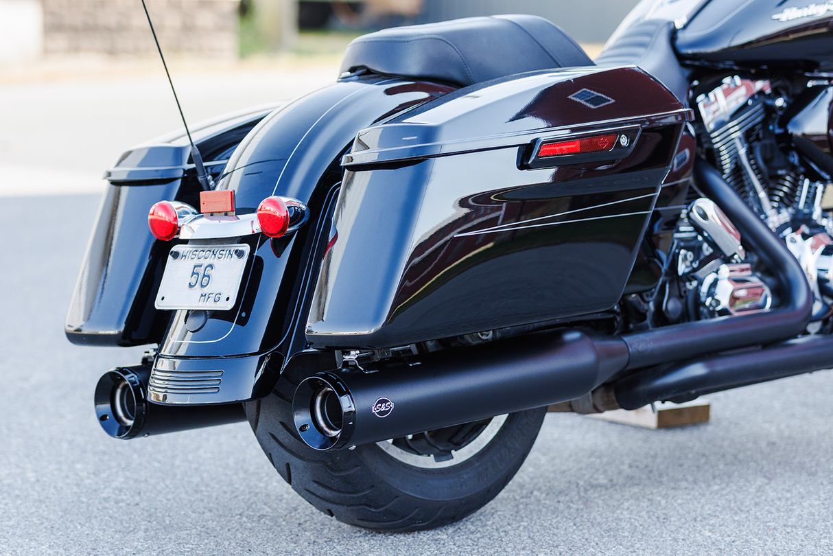 4-1/2" GNX Slip-On Mufflers - Guardian Black - 1801-1767