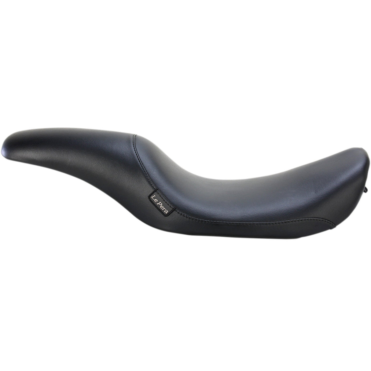 LePera Silhouette Full-Length Seat Smooth Black - LH-867PY For Harley Touring 2002-2007
