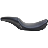 LePera Silhouette Full-Length Seat Smooth Black - LH-867PY For Harley Touring 2002-2007