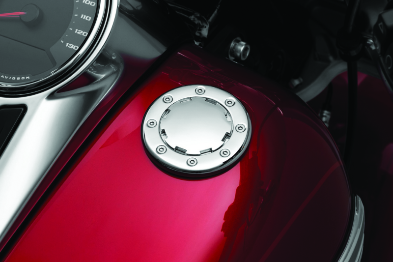 Kuryakyn 7434 Vented Flush Mount Gas Cap Chrome