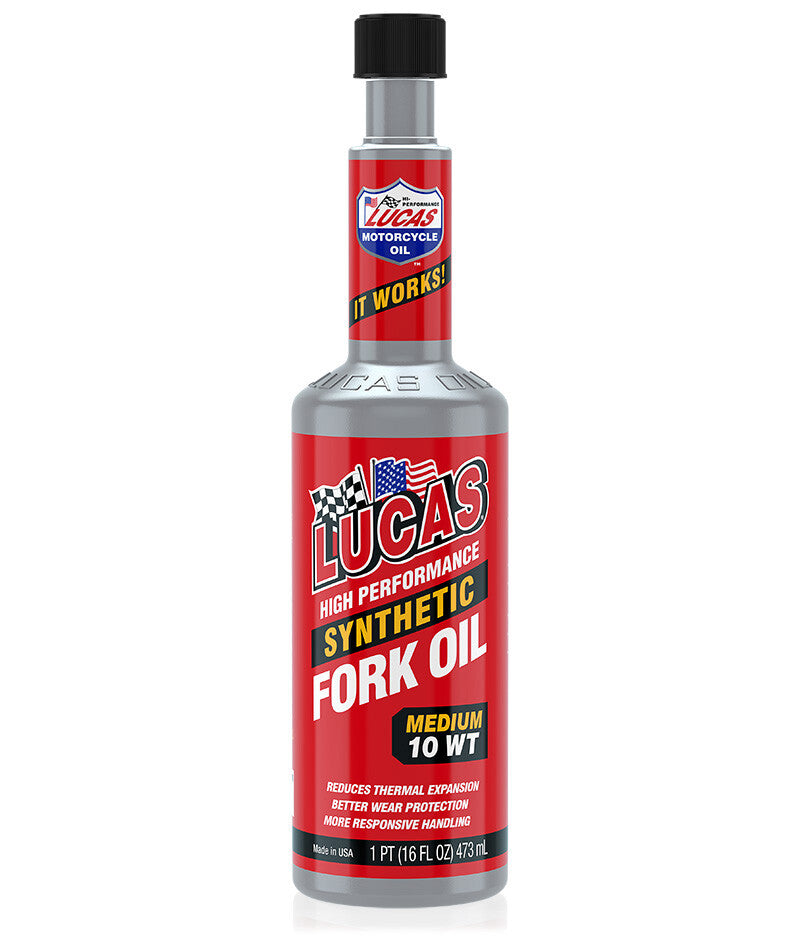Lucas 58-5251 10772 SYNTHETIC FORK OIL 10WT 16OZ