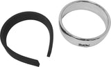 Harddrive 38-047 Frenched Headlight Trim Ring Chrome 5-3/4 Clamp Style For Harley Softail / Super / Sportster / Pro 1994-2020