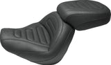 Mustang Motorcycle 75887 Mustang 18-21 Harley Fat Bob Standard Touring Solo Seat Trapezoid- Black
