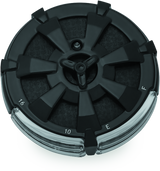 Kuryakyn 7383 Alley Cat Fuel & Battery Gauge Gloss Black