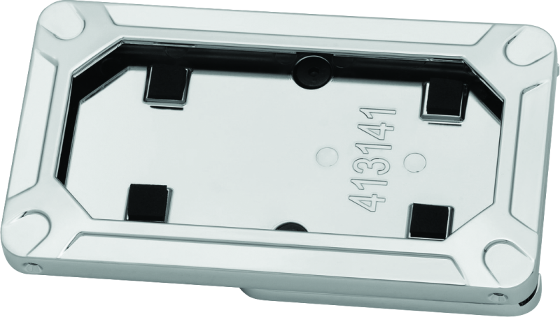 Kuryakyn 3141 Nova Side Mount License Plate Frame Gloss Chrome