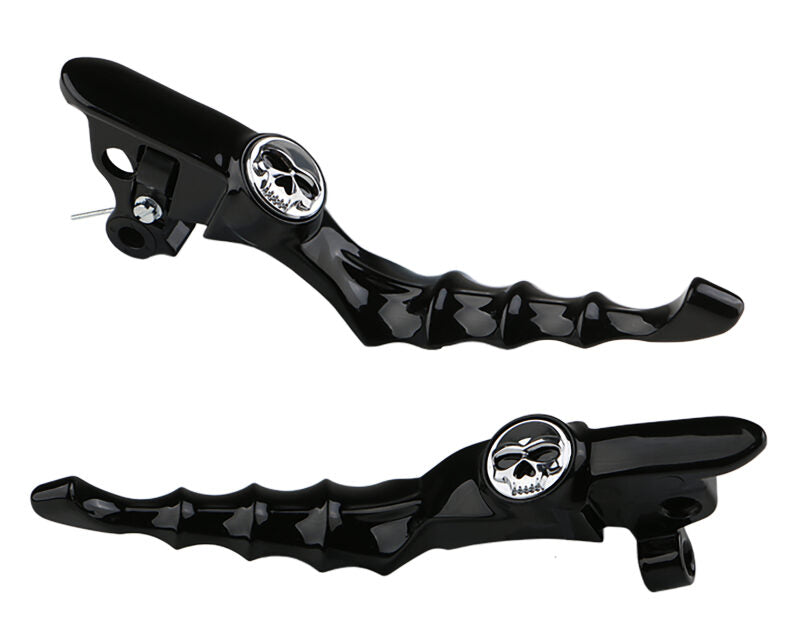Kuryakyn 10186-2 Zombie Lever Set 21-23 Touring Gloss Black