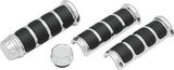 Kuryakyn ISO Grips For Heated Grips Chrome - 6780 For Harley Touring 2008-2021