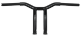 Burly Brand Dominator Raked Bar 10in Matte Black - B12-6051SB For Harley Dyna 1983-2024