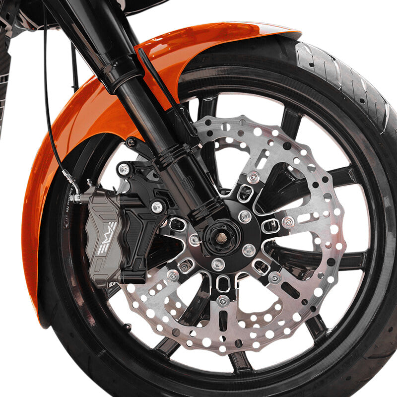 Paul Yaffe Bagger Nation Cafe Fender Gloss Black Spacers `18 - CAFE-19-18SG-B For Harley Softail Sport Glide 2018-2021