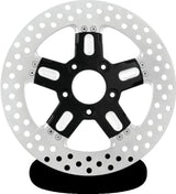 Performance Machine Disc Carr 11.8 Formula Rear Contrast Cut Platinum - 0133-1802FRMS-BMP For Harley Touring 2008-2021