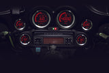Koso North America Digital Gauge Cluster Silver Bezel Flht AND Fltr - BA050901 For Harley Touring 2004-2013