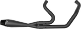 Sawicki 2IN1 M8 Softail Shorty Pipe Brushed SS For Harley Softail 2018-2024