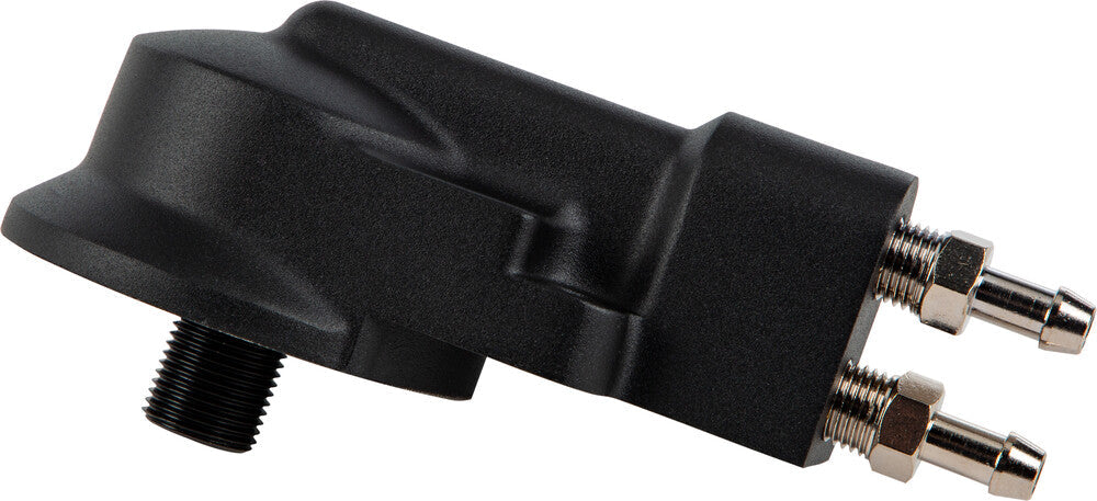 Harddrive 14-046BW OIL Filter Housing EVO Black Wrinkle For Harley Motorcycles 1992-1999