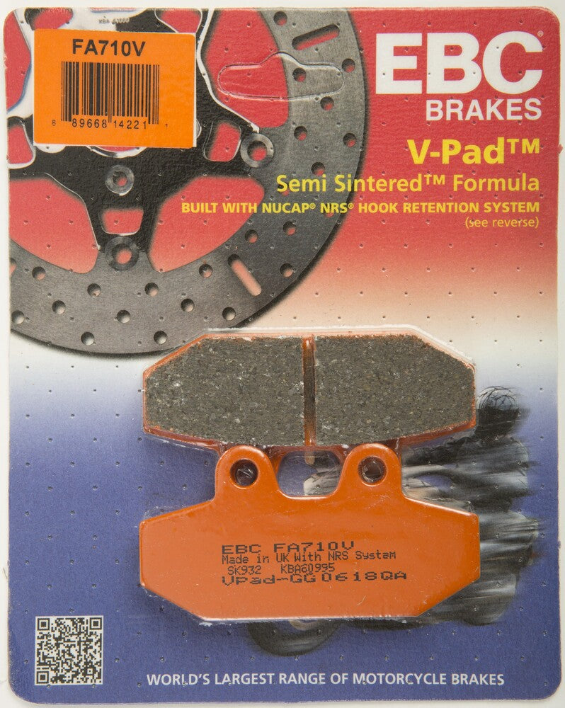 Ebc 15-710V FA710V BRAKE PADS FA710V SEMI-SINTERED V SERIES