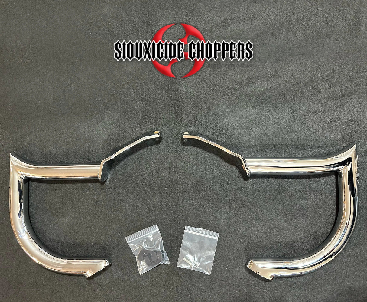 Siouxicide Choppers Bag Guard - Black, For 1985-2025 Touring