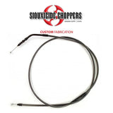 Siouxicide Choppers Indian Clutch Cable - Stock + 8 Inches
