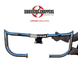 Siouxicide Choppers Chopped Engine Guard Villain Black For Harley Street Glide 2015-2023