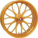 Performance Machine 18x5.5 Forged Wheel Revolution Gold Ano - 1269-7814R-RVNAP-G For Harley Motorcycles 2009-2021