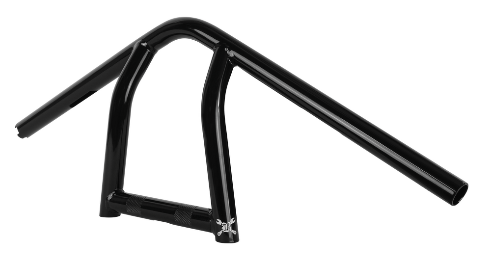 Burly Brand JIM 11" Bar 1" TBW Black - B12-6041B For Harley 1983-2022 | Yamaha Watercraft 1998-2004