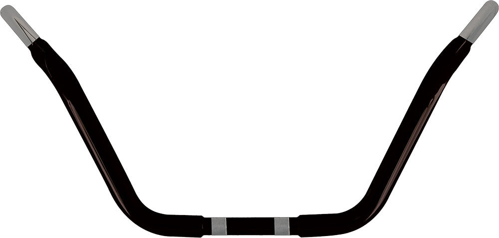Wild 1 Chubby 8.5" RG Bar Satin Black - WO517B For Harley Motorcycles 1974-2018