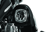 Kuryakyn Flame Speaker Grills Chrome - 3788 For Harley Touring 1996-2013