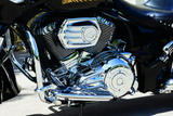 Kuryakyn 5644 Rear Oil Panel Accent Chrome Indian