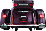 Kuryakyn 7220 Rear Mud Flaps For Trikes Chrome