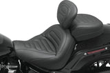 Mustang Motorcycle Electra Glide,rd Glide Rd King,street Glide Standard Touring 1PC Seat Regal Black - 76036 For Harley Touring 2008-2021