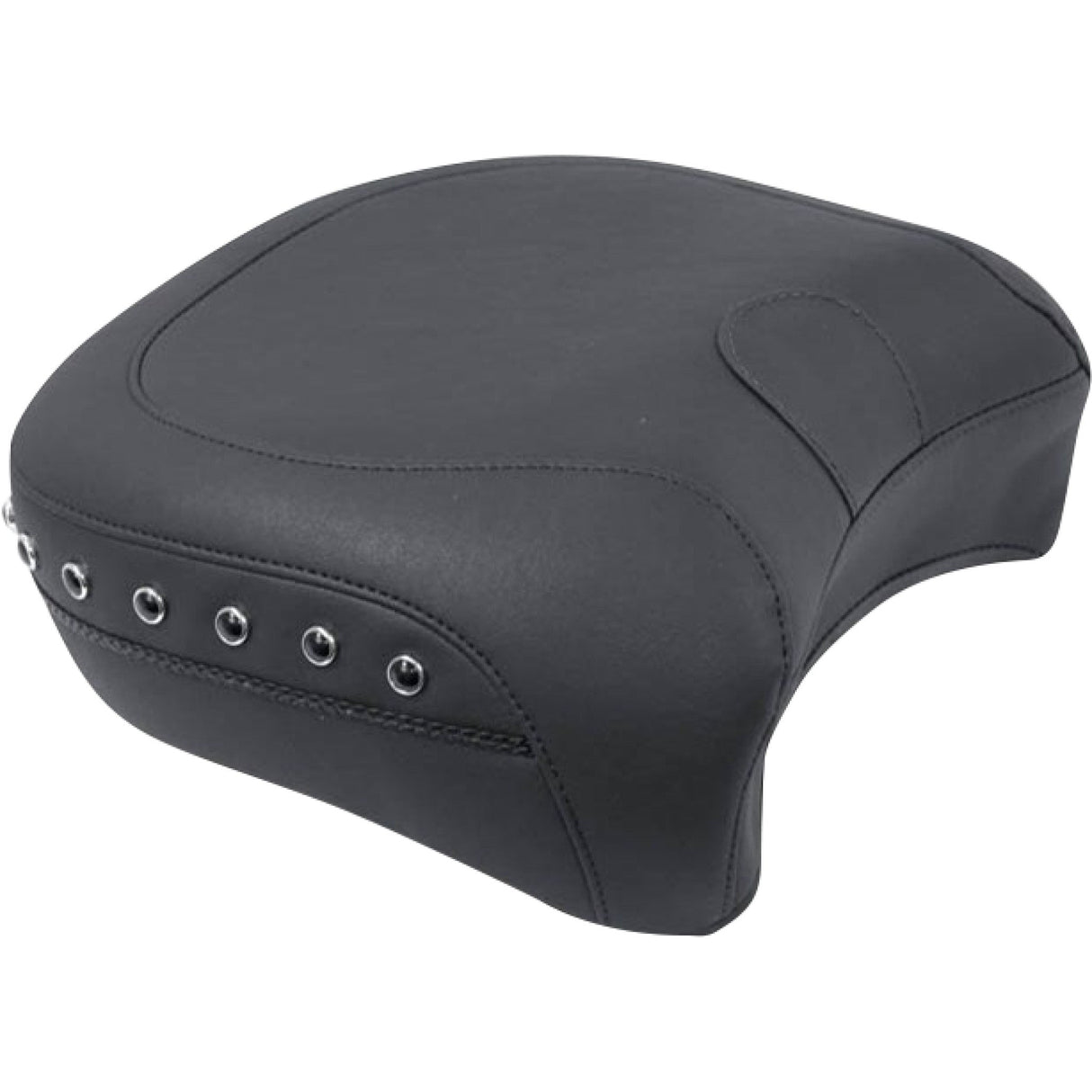 Mustang Wide Rear Seat Studded Black - 79112 For Harley Touring 1997-2025