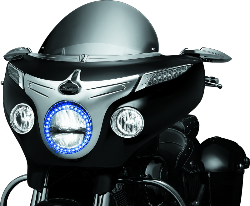 Kuryakyn Fairing Turn Signal Trim Indian Chrome - 5621 For Indian Chieftain 2014-2020