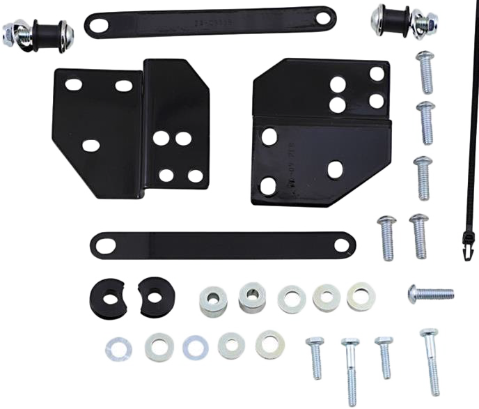 Cobra Front Docking Kit Chrome FLH FLT - 602-2102 For Harley Touring 1997-2008