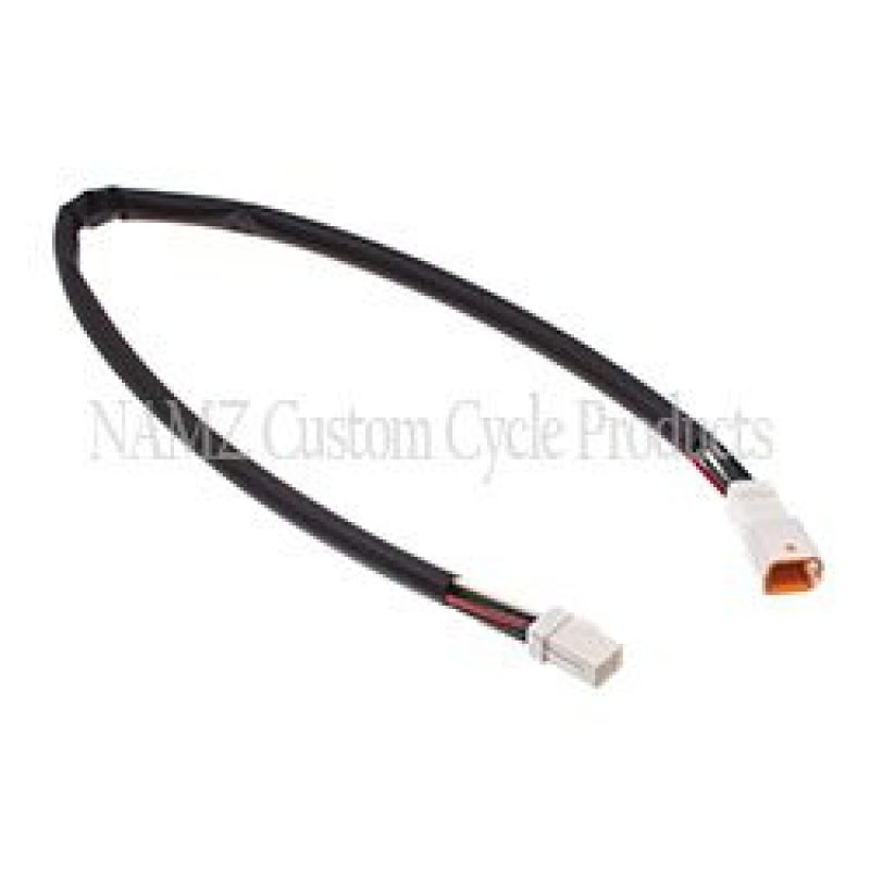 NAMZ NTBW-J08 16-23 V-twin Softail Throttle-by-wire Handlebar Wire Extension Harness 8in.