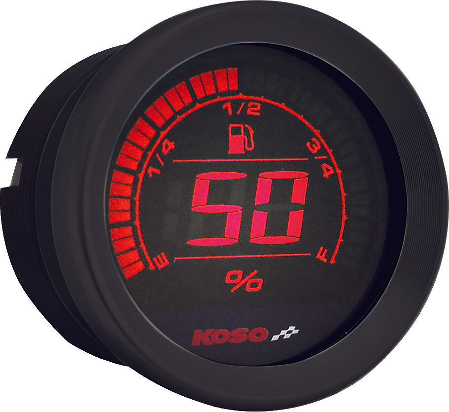 Koso North America 27-5795 BA050903 DIGITAL GAUGE CLUSTER BLACK BEZEL 04-13 FLHT AND FLTR