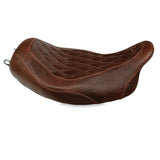 Mustang Motorcycle Rd King, Str Glide, Eagle Tripper Solo Seat Brown - 76722 For Harley Touring 2008-2021