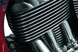 Kuryakyn 7187 Exhaust Port Fillers For Indian Black & Raw
